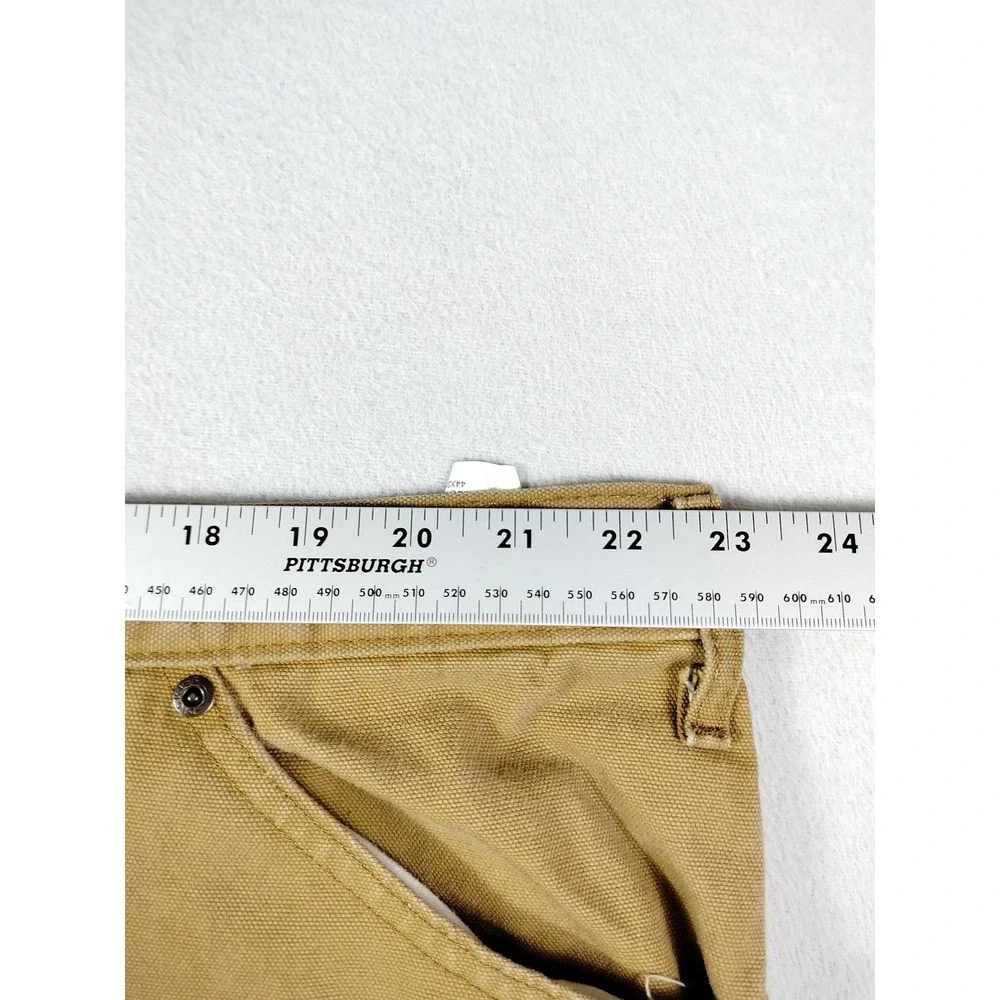 Dickies‎ Carpenter Pants Mens 44x30 Beige Canvas Workwear Utility Heavyweight